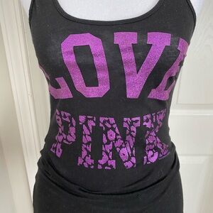 Victoria's Secret PINK Black Tank Top